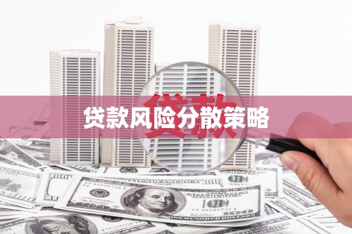 龟山贷款风险分散策略