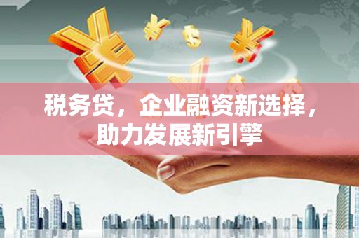 龟山税务贷，企业融资新选择，助力发展新引擎
