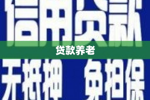 龟山贷款养老