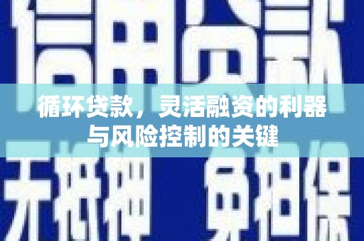 龟山循环贷款，灵活融资的利器与风险控制的关键