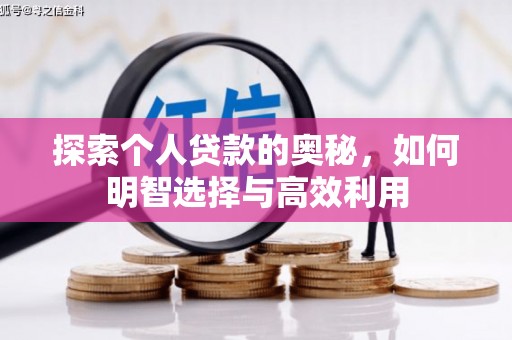 龟山探索个人贷款的奥秘，如何明智选择与高效利用