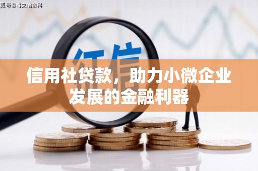 龟山信用社贷款，助力小微企业发展的金融利器