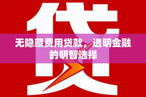 龟山无隐藏费用贷款，透明金融的明智选择