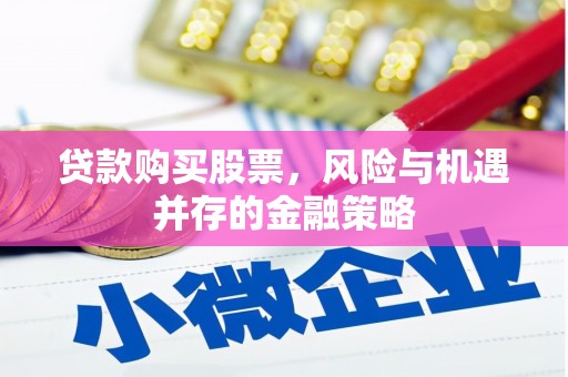 龟山贷款购买股票，风险与机遇并存的金融策略