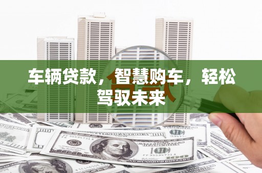 龟山车辆贷款，智慧购车，轻松驾驭未来